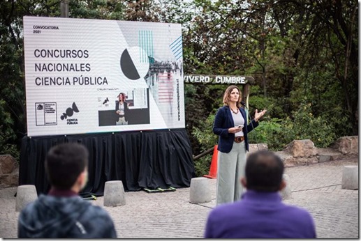 Ministra (s) de Ciencia, Carolina Torrealba, da a conocer a los ganadores de los Concursos Nacionales Ciencia Pública 2