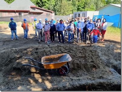 Primera Piedra patio techado Escuela Rural Bocatoma 1