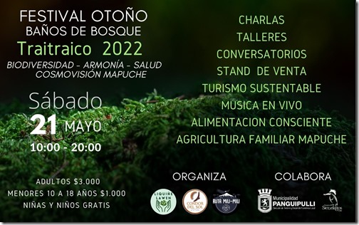 Primer Festival Otoño “Baños de Bosques” Traitraico 1