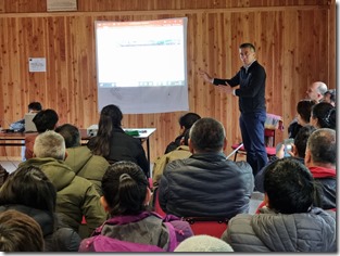 Municipalidad de Panguipulli informó a comunidad el cronograma del proyecto del Alcantarillado de Choshuenco 2