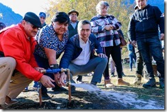 Inauguraron ampliación del APR de Coñaripe en la comunidad El Roble 1