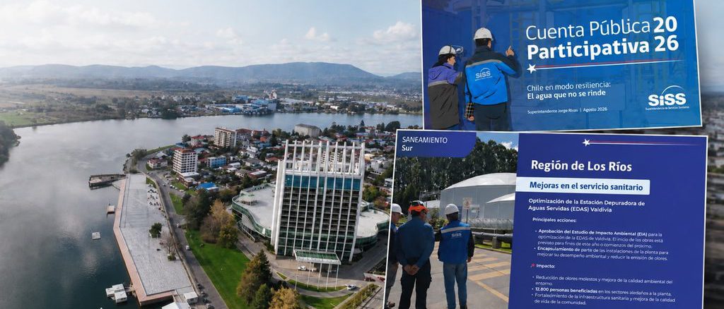 Instalaciones de la planta depuradora de Aguas Décima en Valdivia destacadas por la SISS