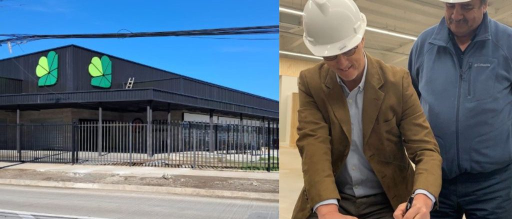 Fachada del nuevo Centro Comercial El Trébol ubicado en el sector de Las Ánimas en Valdivia