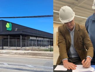 Fachada del nuevo Centro Comercial El Trébol ubicado en el sector de Las Ánimas en Valdivia