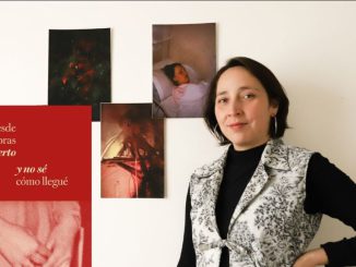 Portada del fotolibro Desde las sombras despierto y no sé cómo llegué de Miriam Ramírez Epple