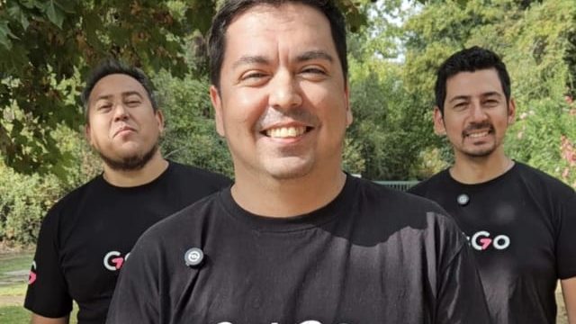 Interfaz de la aplicacion de transporte GetGo con medidas de seguridad activadas