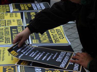 Afiches de la campaña ¡Cuidado! El machismo mata de la Red Chilena contra la Violencia hacia las Mujeres