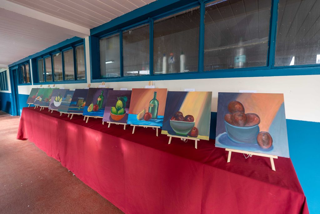 Mural móvil creado por personas privadas de libertad en el Centro de Educación y Trabajo de Valdivia