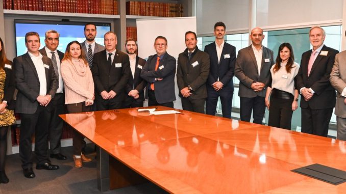 Lanzamiento de la Asociación Nacional contra las Economías Ilícitas con representantes del sector privado en Chile.