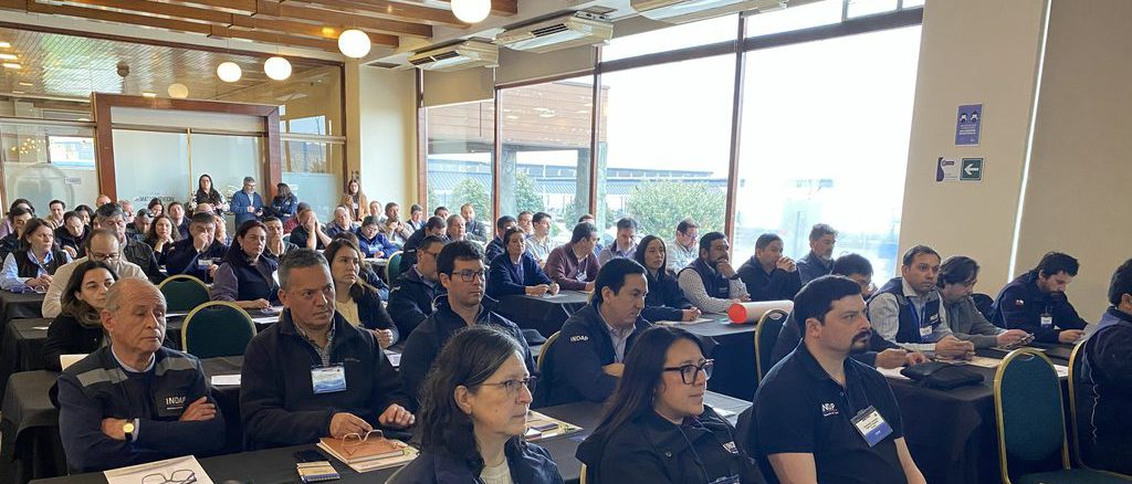 Funcionarios de INDAP reunidos en una jornada de alineamiento estratégico en Puerto Montt