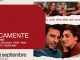 Escena de la película Locamente del director Paolo Genovese durante una proyección en cine