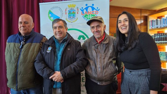 Autoridades y recicladores de base presentan el proyecto RecicLanco para mejorar la gestión de residuos sólidos en la comuna