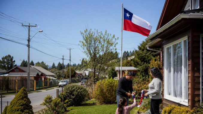 Trabajadores de Saesa realizando mantenimiento preventivo en redes eléctricas para Fiestas Patrias
