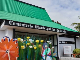 Trabajos de mantención en el Cementerio Municipal de Valdivia para la festividad de Todos los Santos.